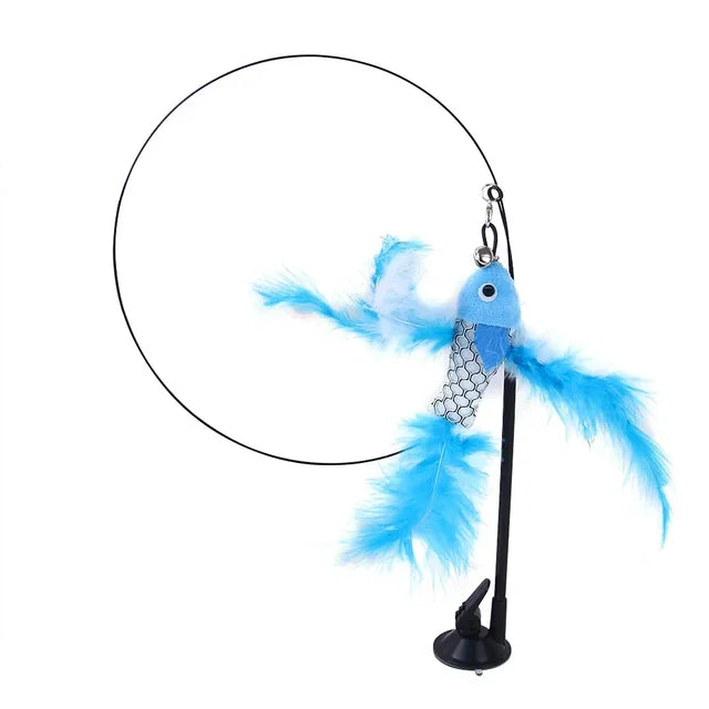 INTERACTIVE CAT FEATHER TOYS - Buy one get two 50%